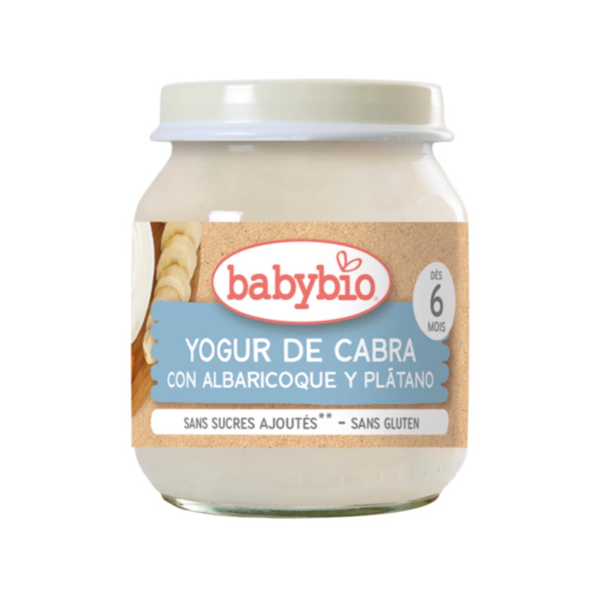 Yogurt di latte di capra con albicocca e banana biologico Babybio 2x130gr