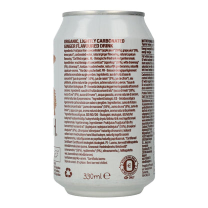 6er-Packung Whole Earth Ingwer-Erfrischungsgetränk 330 ml