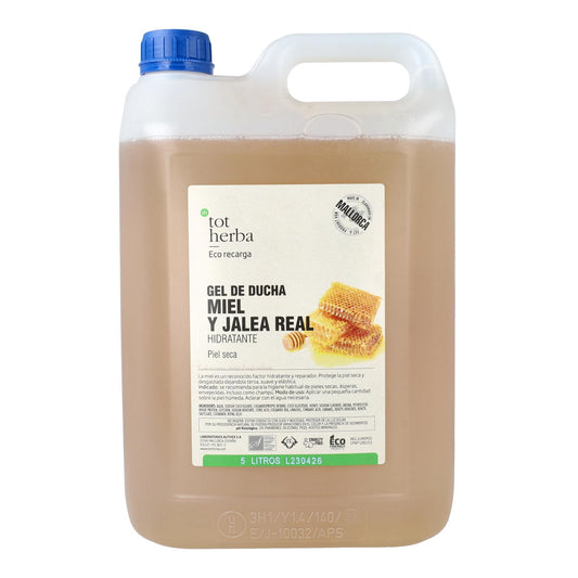 Gel hydratant au miel et à la gelée royale 5 litres Tot Herba
