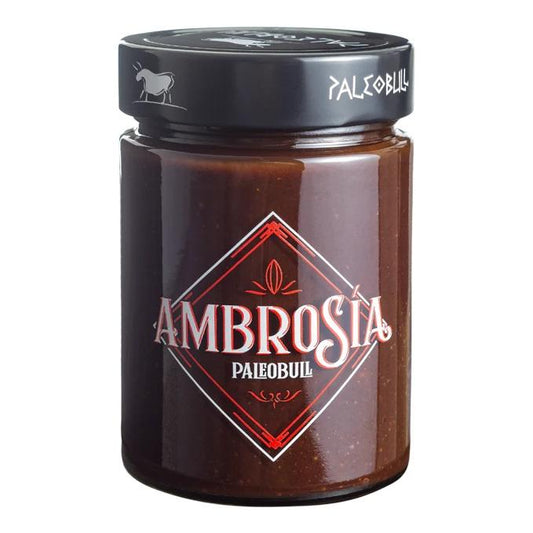 Gesunde Kakao-Haselnuss-Creme Ambrosia Paleobull 300g