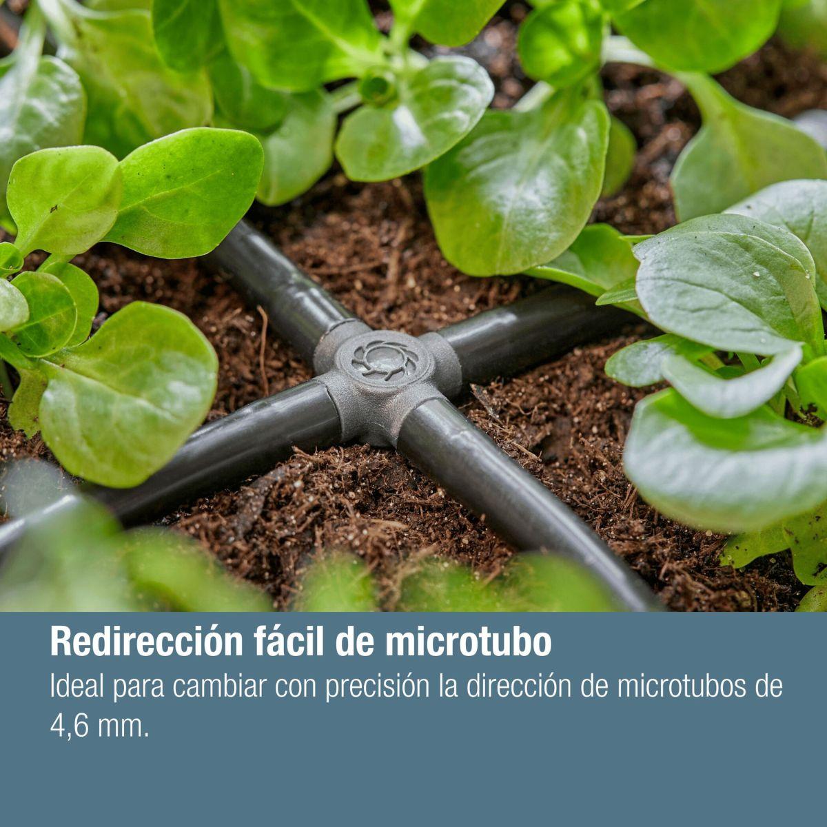 Kruisstuk 4,6 mm (3/16") x10 Microdripsystem Gardena