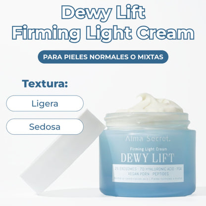 STRAFFENDE TAGESCREME DEWY LIFT LIGHT – NORMALE BIS MISCHHAUT MIT 2 % EXOSOMEN 50 ML