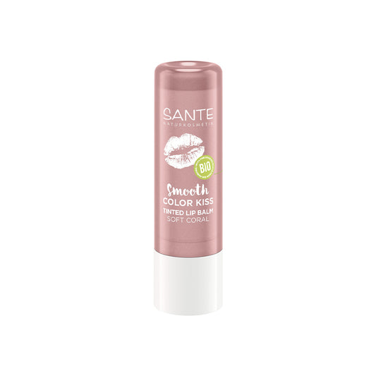 Lippenbalsam Farbe Kiss 01 Soft Coral, Sante