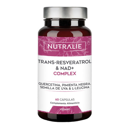 Nutralie Trans Resweratrol i NAD+ Complex 686 mg 60 kapsułek