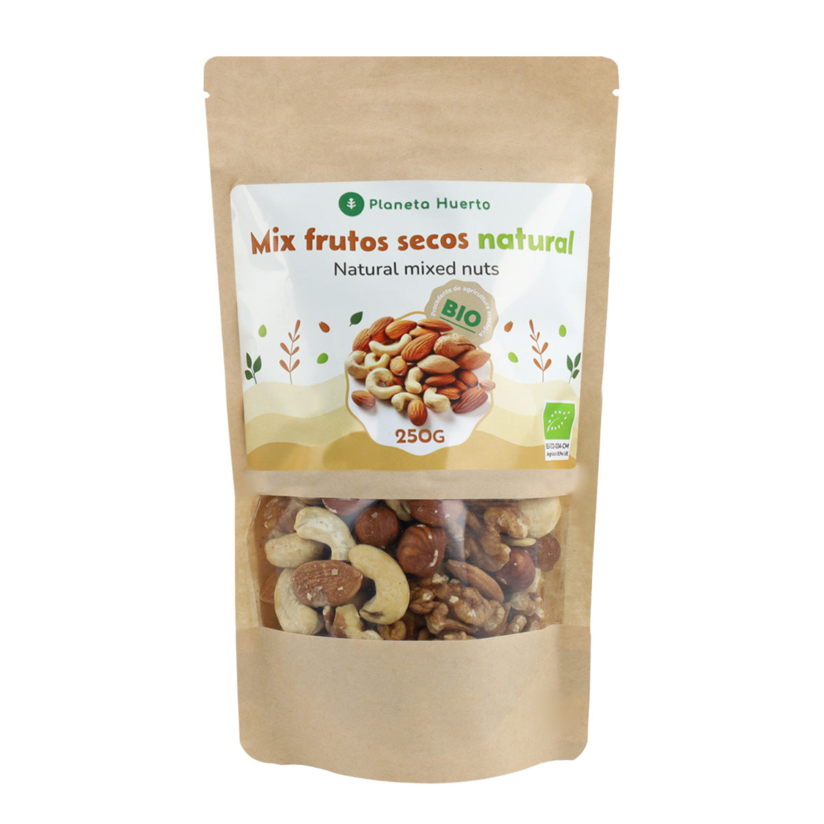 Mélange naturel de noix ECO Planeta Huerto 250 g