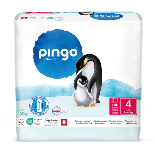 Windeln T4 (8-14 kg) Pingo 40 Stück