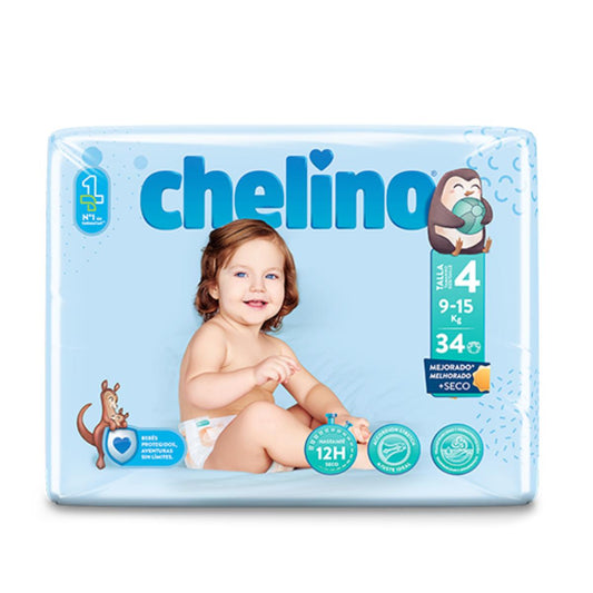 CHELINO WINDEL T4 Krabbeln (9-15 kg) 34 Stück