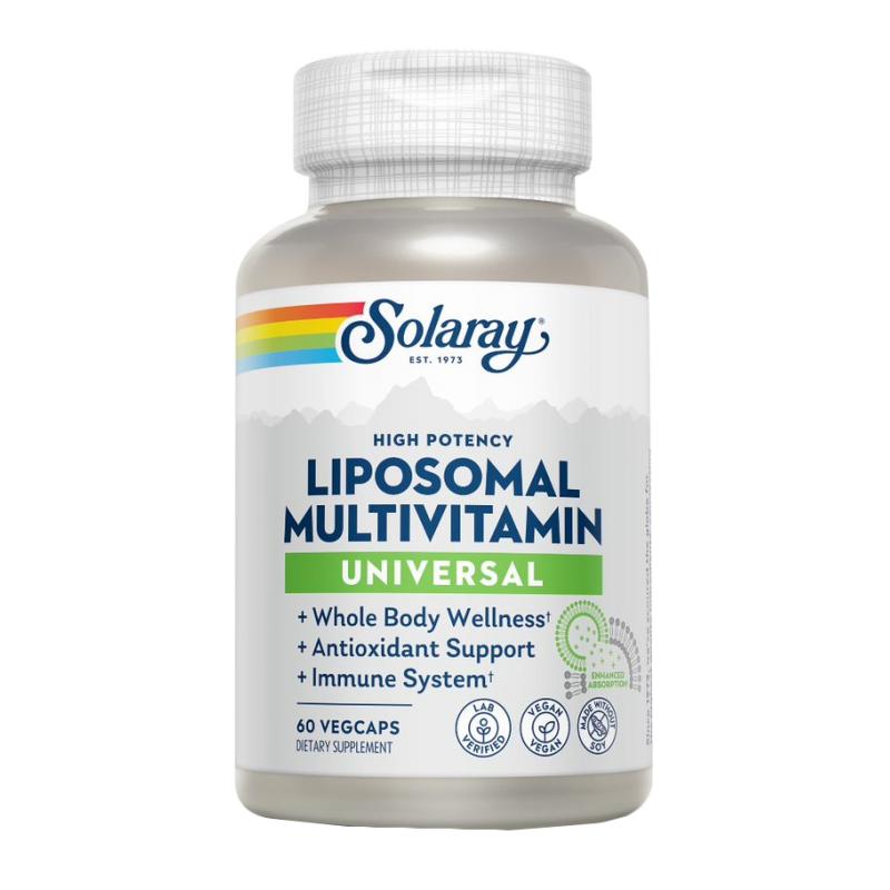 UNIVERSAL LIPOSOMAL MULTIVITAMIN – Solaray  60 VEGCAPS S
