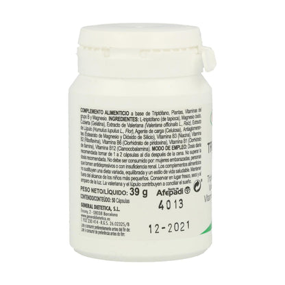 Tryptophan Plus med magnesium, valeriana och B-vitaminer Integralia, 50 kapslar