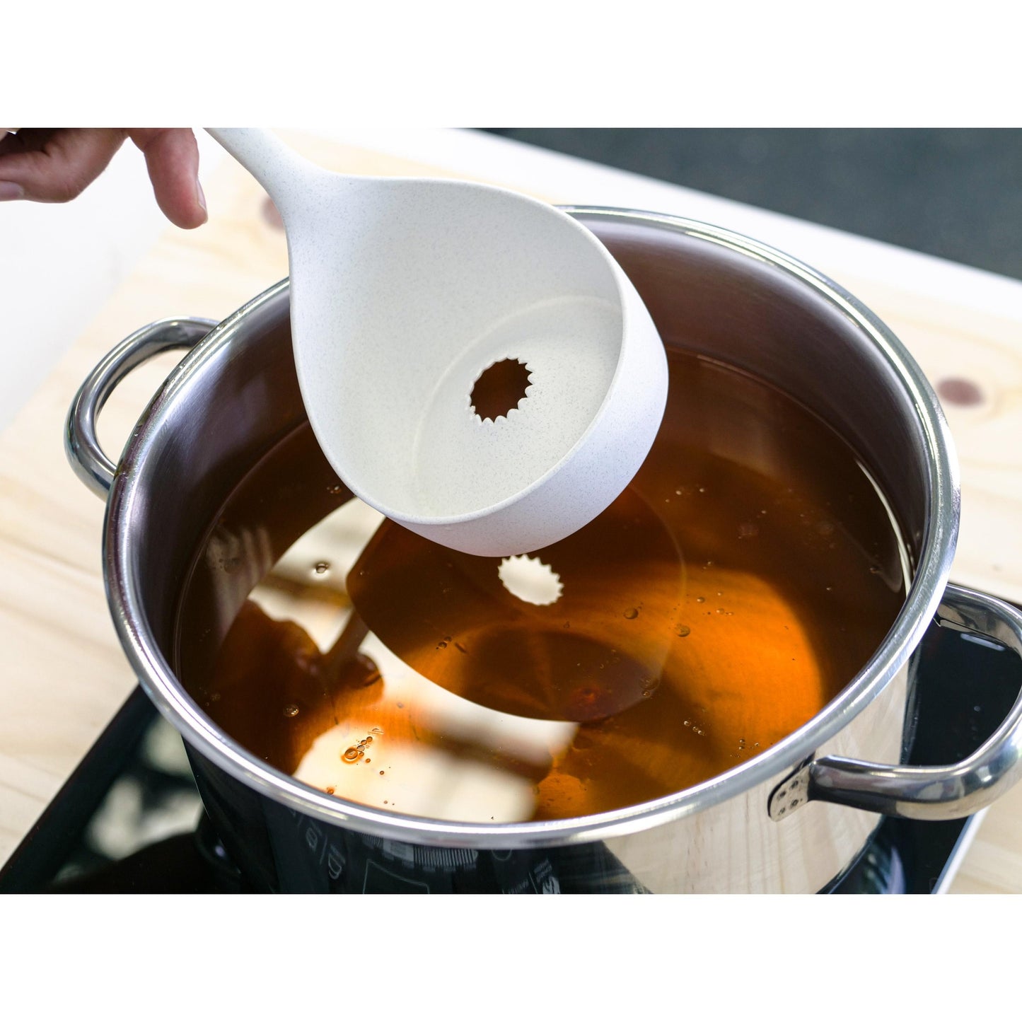 Cuillère dégraissante Degreaser Tierra orange