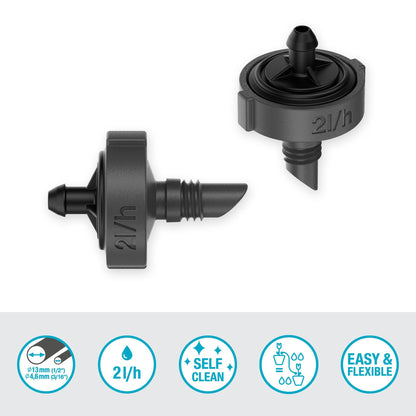 Selbstausgleichender Tropfer 2 l/h x15 Microdripsystem Gardena