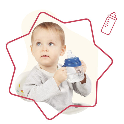 Lot de 2 tasses anti-fuites Badabulle