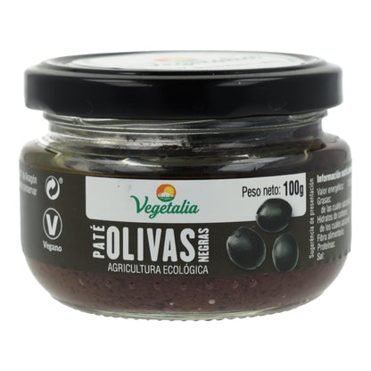 Vegetalia Bio-Olivenpastete mit schwarzen Oliven, 100 g