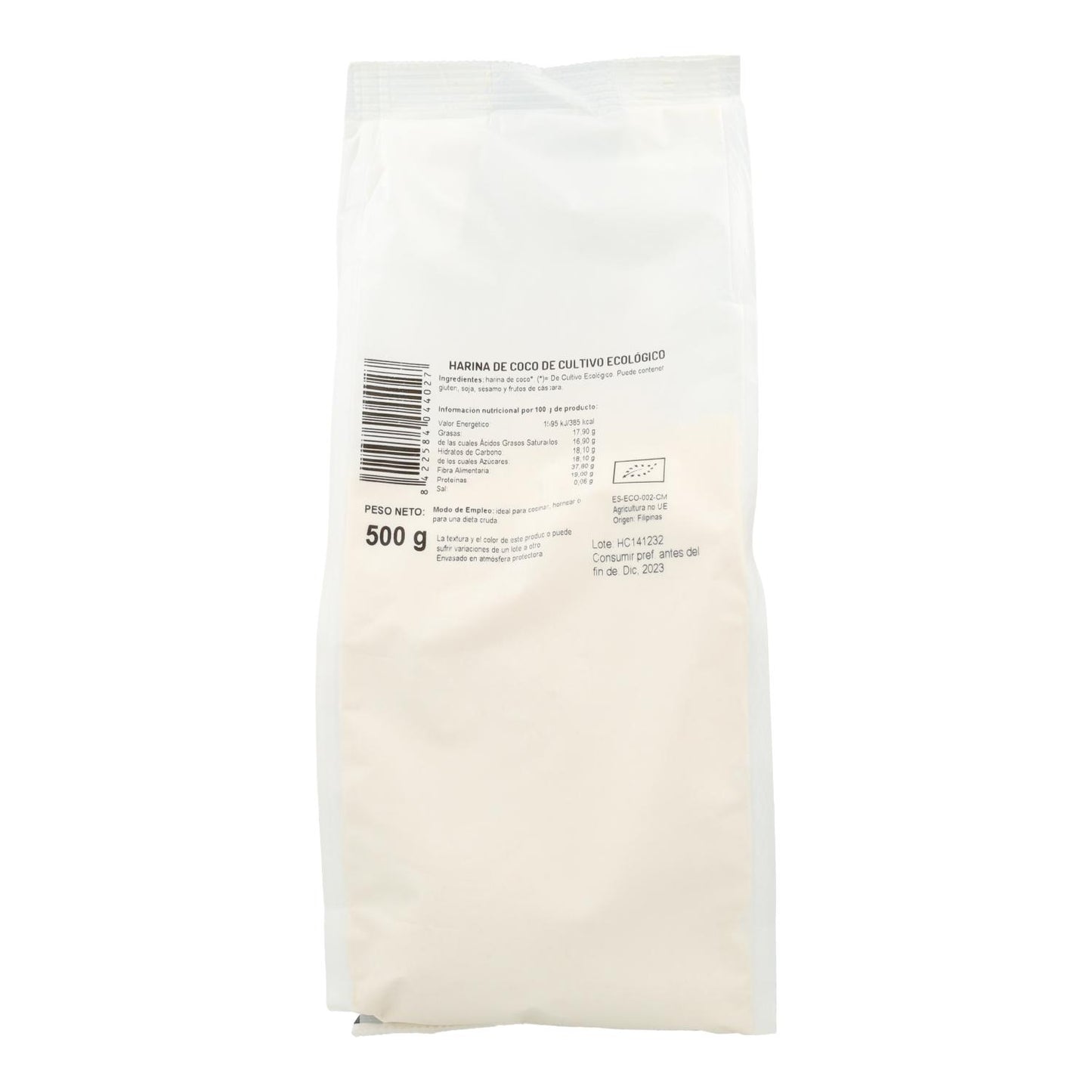 El Granero Kokosmehl, 500g