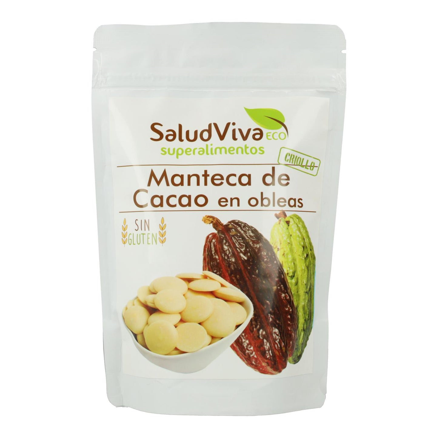 Burro di cacao in cialde ECO 250 g, Salud Viva