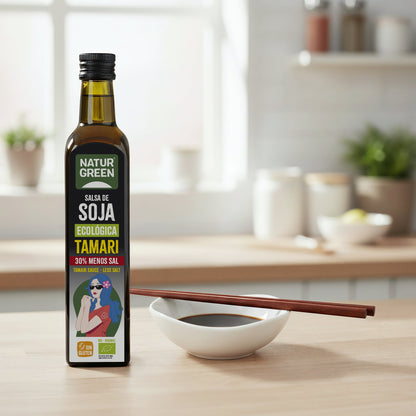 Tamari a ridotto contenuto di sale Bio NaturGreen 500 ml