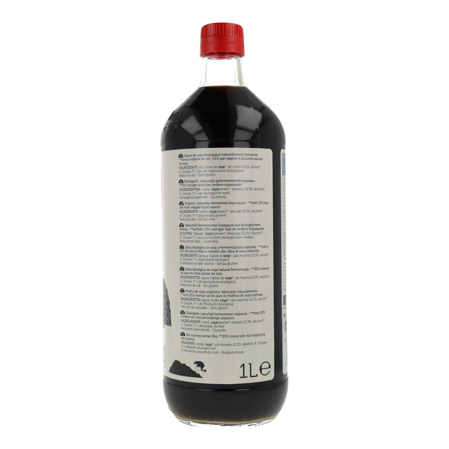 Tamari 25 % moins de sel, citron vert écologique 1 l