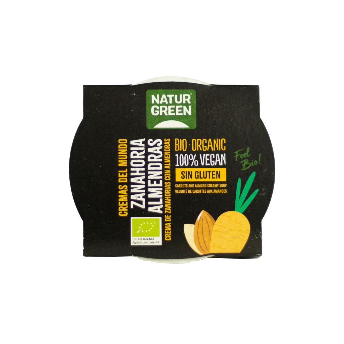 Crème de carottes Naturgreen aux amandes, 310 g