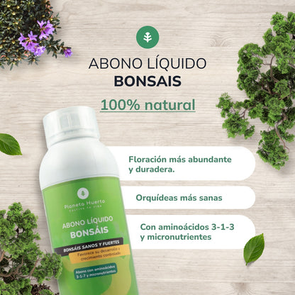Concime liquido per bonsai Planeta Huerto 250 ml
