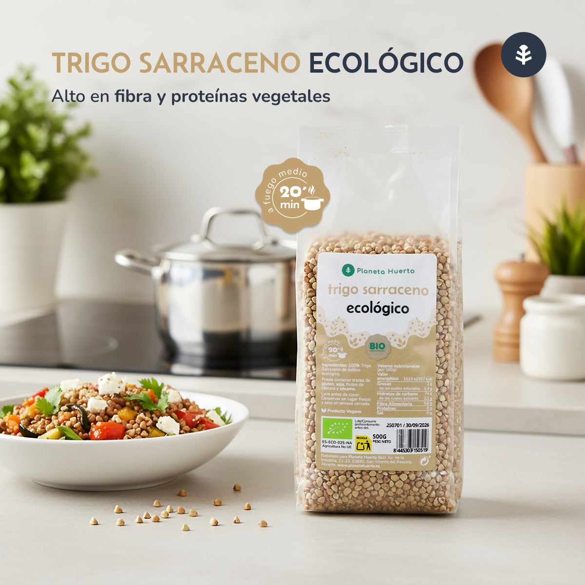 Grano saraceno ECO Planeta Huerto 2,5 kg