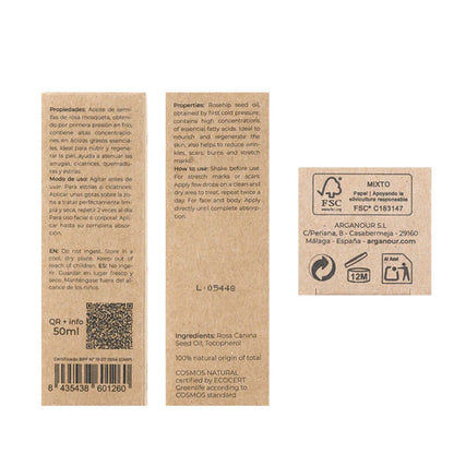 100 % biologisches Arganour-Hagebutten-Körperöl 50 ml