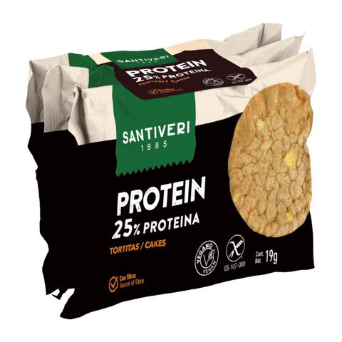 Frittelle proteiche senza glutine Santiveri 3 confezioni da 57 g