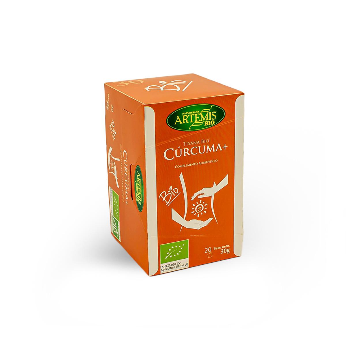 Kurkuma Kräutertee Plus Eco 20 Artemisbio Filter