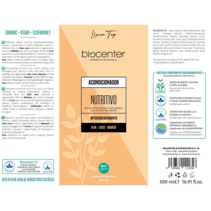 Top Biocenter Organic Nourishing Anti-Frizz Conditioner 500 ml