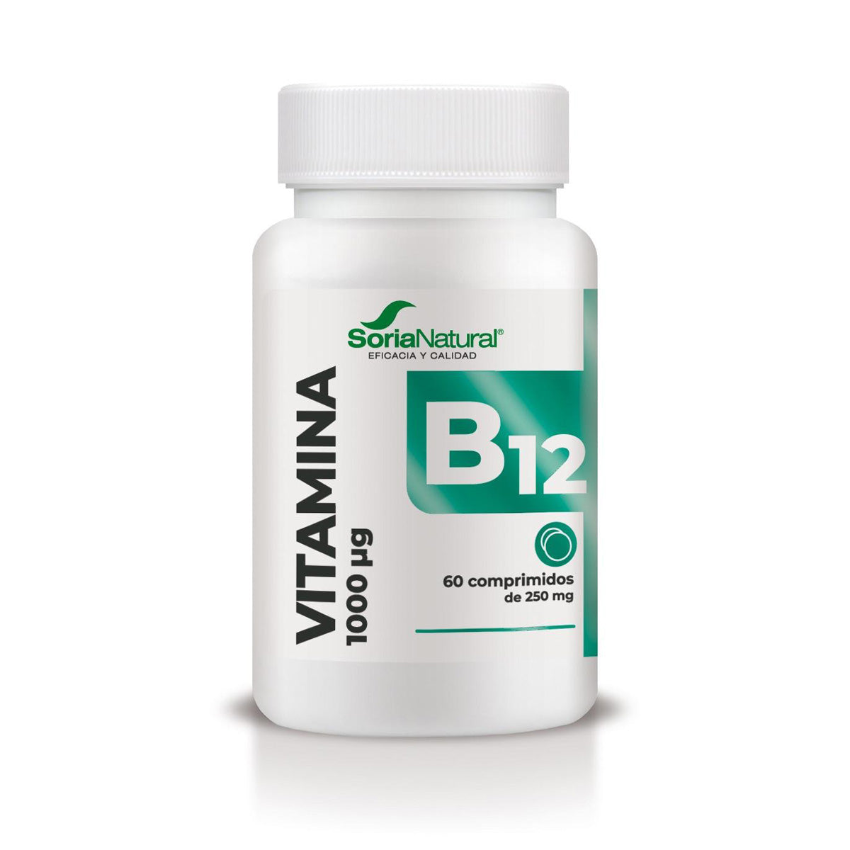 Vitamine B12 met langdurige afgifte, Soria Natural, 60 tabletten