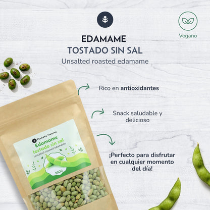 Edamame verte grillée non salée Planeta Huerto 250gr