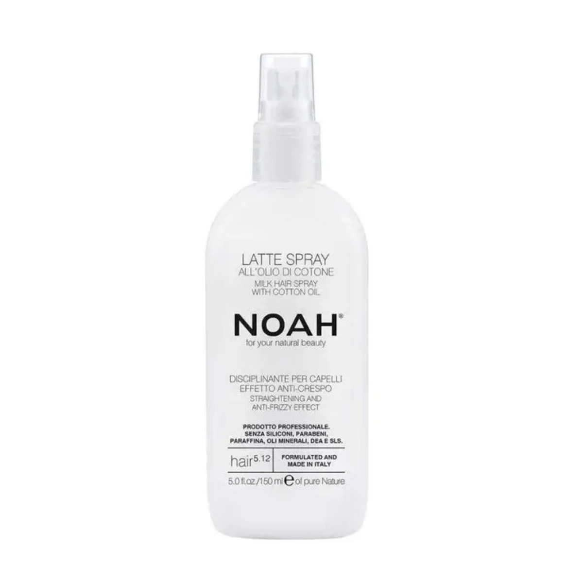 Spray capillaire au lait et à l'huile de coton Noah 150 ml