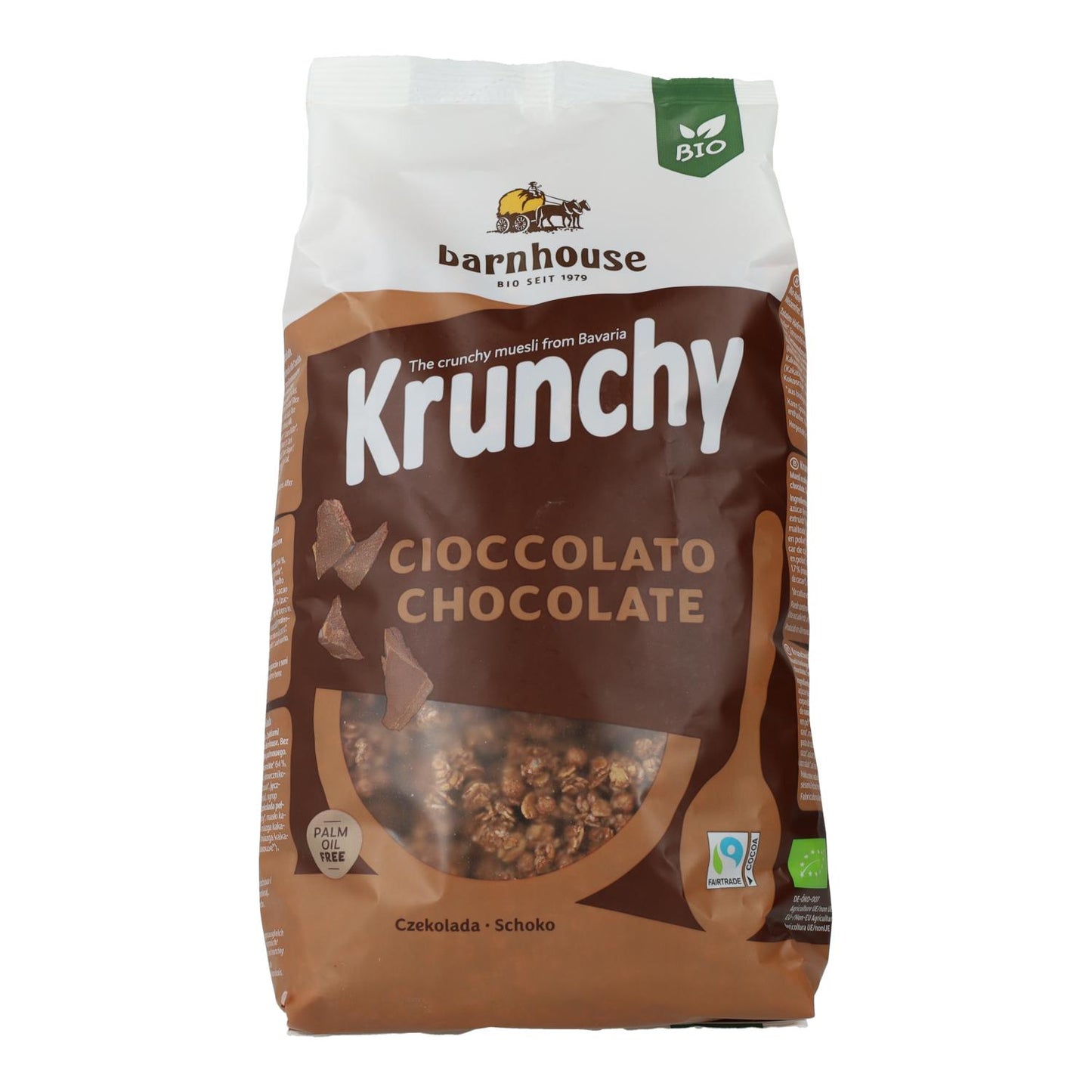 Krunchy Sun Chocolate BIO muesli Barnhouse 750 g