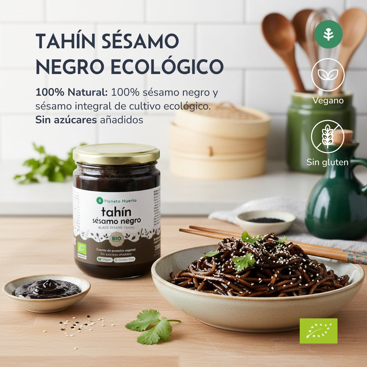 Tahini z czarnym sezamem ECO Planet Garden 350 g