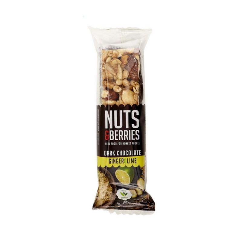 Schokoladenriegel mit Ingwer Nuts&Berries 40 g