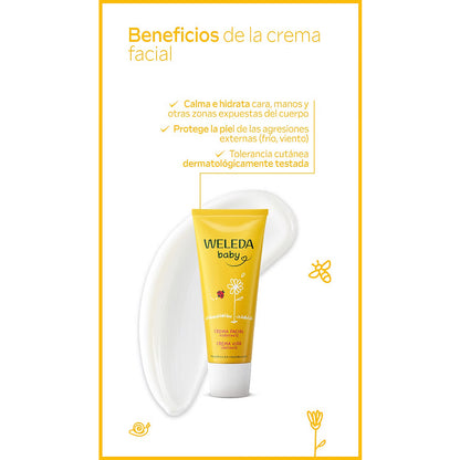 Crema viso per neonati alla calendula Weleda, 50 ml