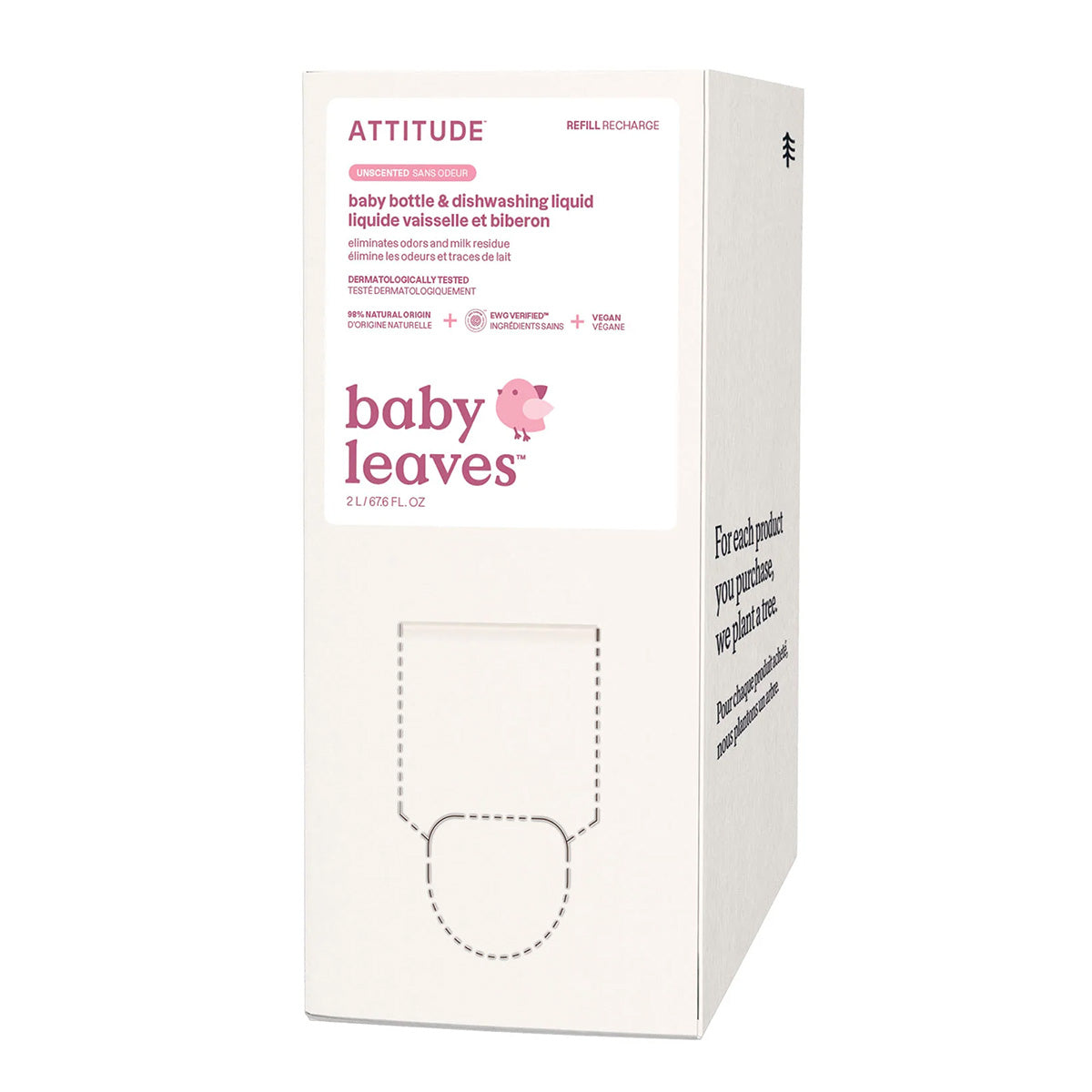 Ekologiczny płyn do zmywarek i myjek do butelek bezzapachowy Nature + technology 2 l