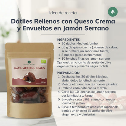 Dattes medjoul jumbo ECO Planeta Huerto 250 g
