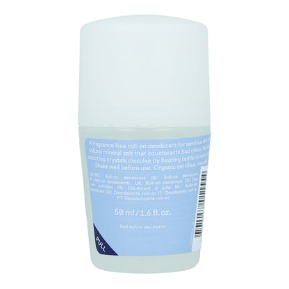 Urtekram Fragrance-Free Roll-On Deodorant 50 ml