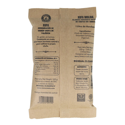 Tigernuts macinate di Valencia D.O. Mon Orxata 225 g