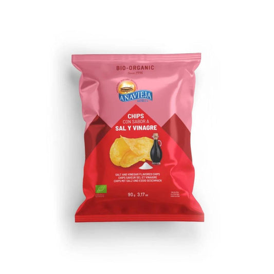 Bio-Kartoffelchips mit Salz und Essig Añavieja 90g