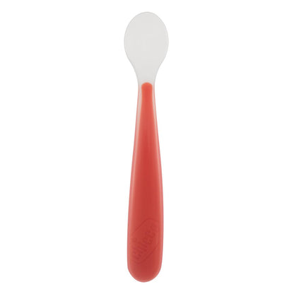 Red silicone spoon 6m+ 1 pc Chicco