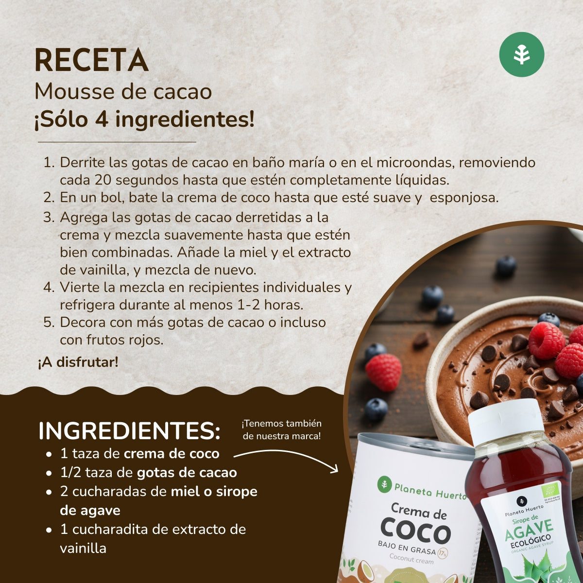 Schokoladentropfen 100% Kakao ECO Planeta Huerto 200 g