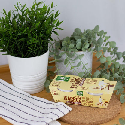 Riz au lait NaturGreen Cannelle Citron, 2 x 125 g