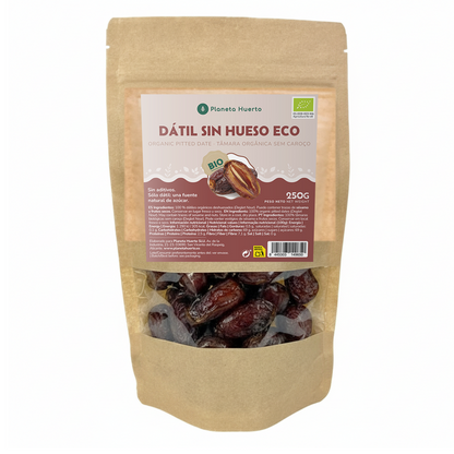 Pitted dates ECO Planeta Huerto 250 g