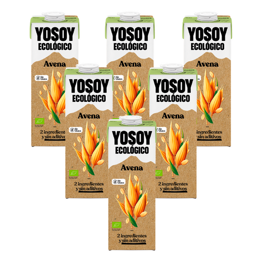 Pakket 6 x  Glutenvrije haverdrank ECO Yosoy  1 l