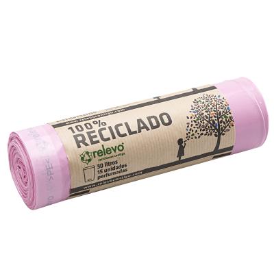 Duftende Müllsäcke, 30 Liter, 100 % recycelt, Relevo, 15 Stück
