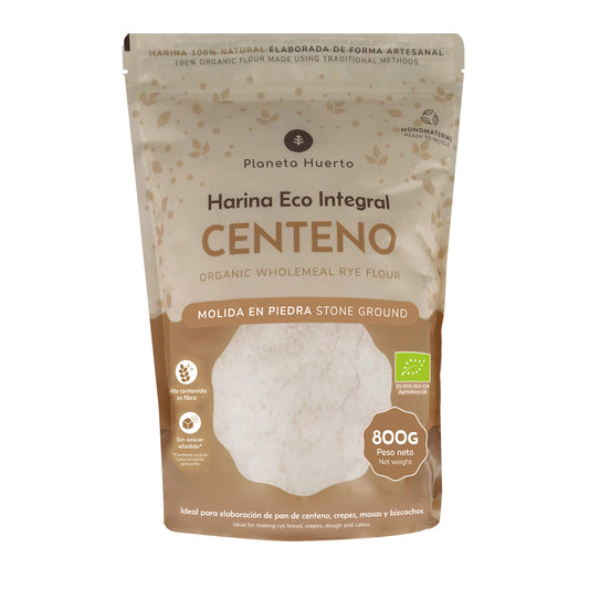 Volkoren roggemeel Eco Planeta Huerto 800 g