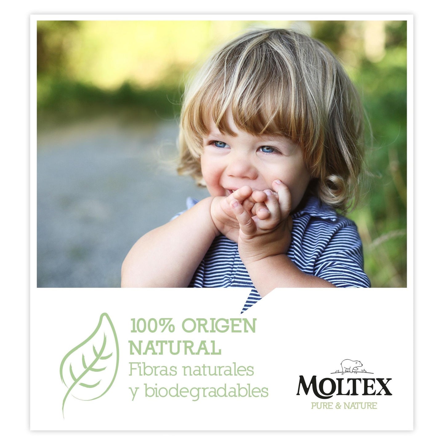Pakket 12 x Moltex Pure & Nature-doekjes 60 stuks