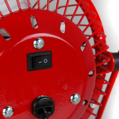 USB-Tischventilator Rot PW 1021 Orbegozo 10 cm