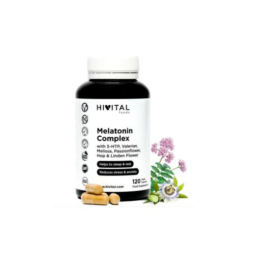 Melatonin-Komplex Hivital 120 vegane Kapseln